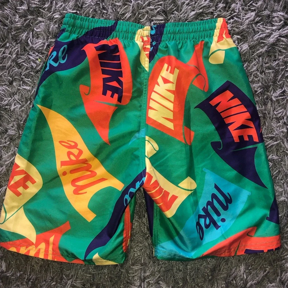 Boys Nike Logo Swimsuit, Size M - Picture 2 of 6